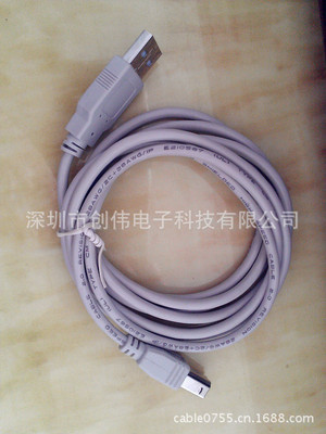 【厂家供应USB打印线/扫描线/投影仪线(图)】价格,厂家,图片,数据线、接口连接线,深圳市创伟电子科技-